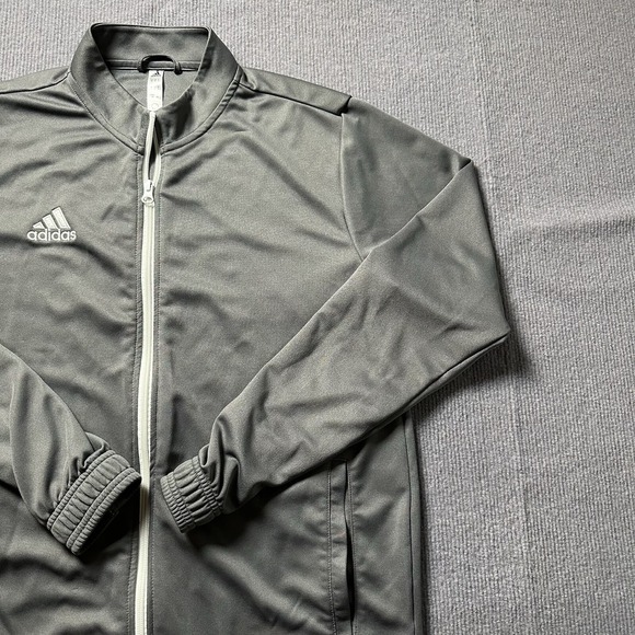 adidas Other - Adidas‎ Men's Large Jacket Zip Lightweight Aeroready Athletic Windbreaker *read